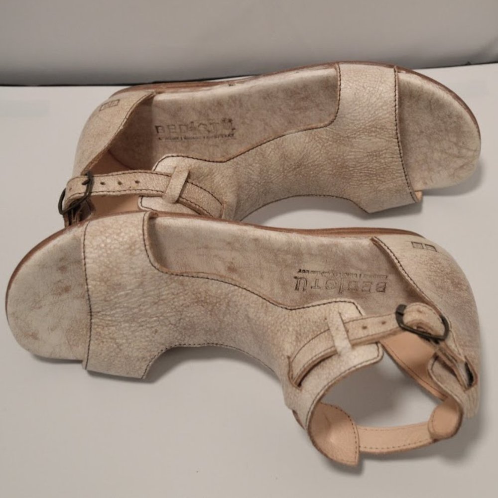 COPY - Bed Stu Sable Nectar Size 7 Flat Leather Sandals